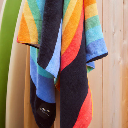 Slowtide Roygbiv Beach Towel - Black