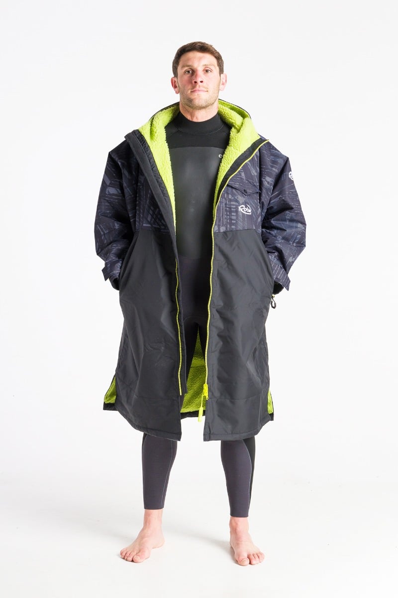 Robie Change Robe Black/ Shade Lime