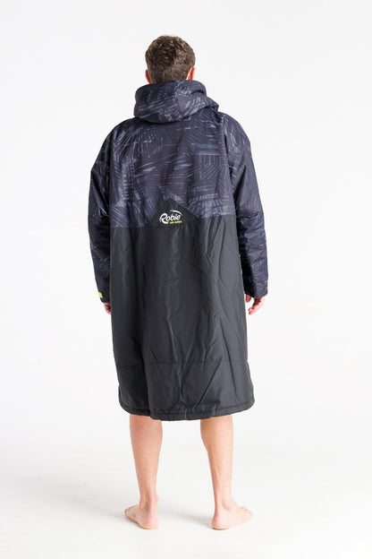 Robie Robe Dry-Series Recycled Long Sleeve Changing Robe - Black/Lime