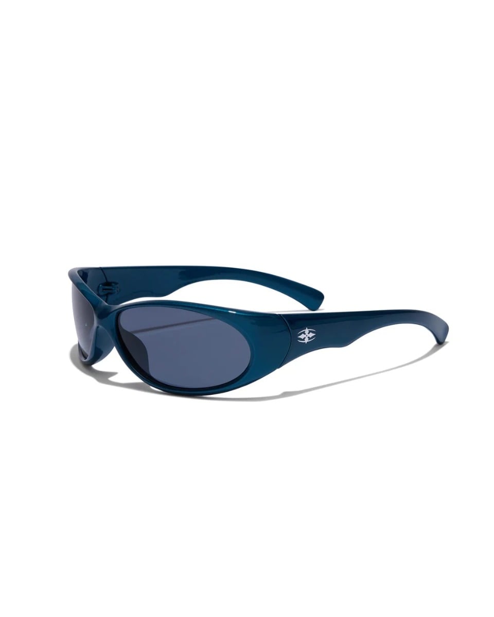 Ritual Vision Demon Speed Sunglasses - Metallic Blue / Grey