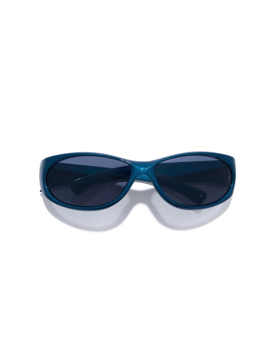 Ritual Vision Demon Speed Sunglasses - Metallic Blue / Grey