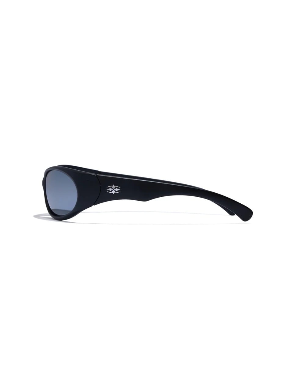 Ritual Vision Demon Speed Sunglasses - Matte Black / Silver-Grey Polarised