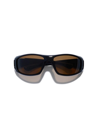 Ritual Vision Dragster Sunglasses - Polished Black / Bronze Polarised