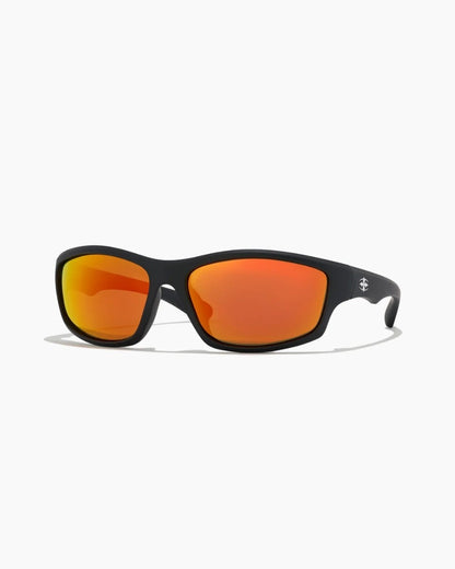 Ritual Vision Teenage Zero Sunglasses - Matte Black / Reflective Orange Polarised