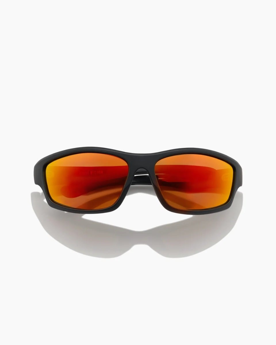 Ritual Vision Teenage Zero Sunglasses - Matte Black / Reflective Orange Polarised