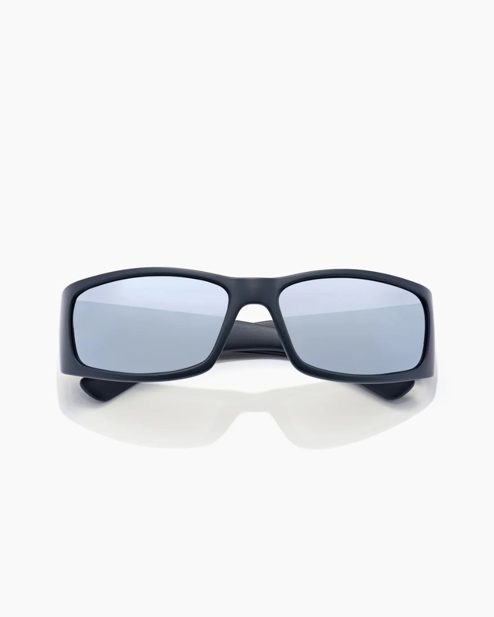 Ritual Vision Doomsday Machine Sunglasses - Matte Black / Silver-Grey Polarised