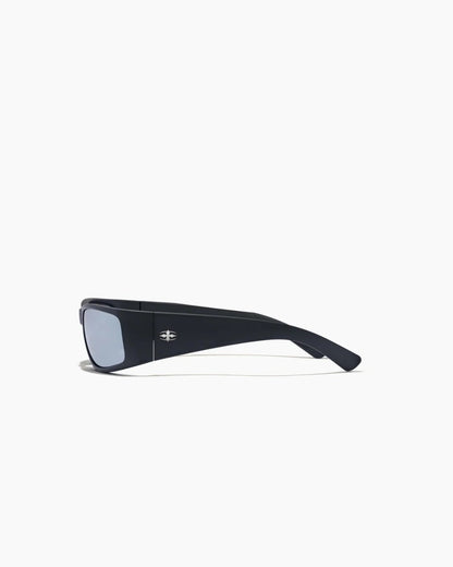 Ritual Vision Doomsday Machine Sunglasses - Matte Black / Silver-Grey Polarised