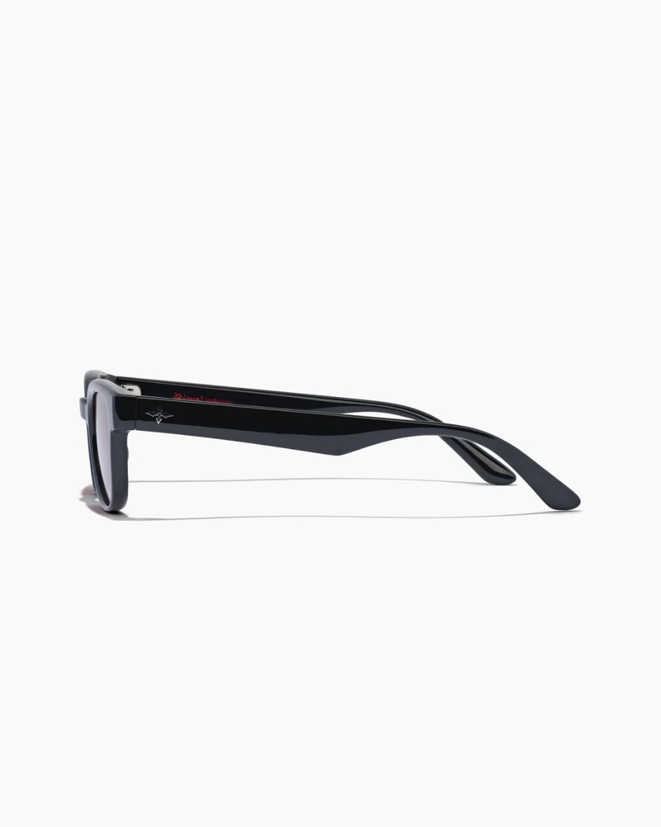 Ritual Vision Endorphin Sunglasses - Polished Black / Rust Polarised