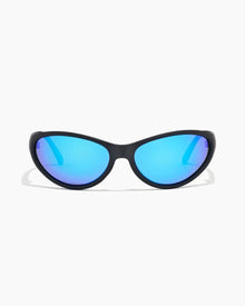 Ritual Vision Morphine Sunglasses - Matte Black/Blue Reflective Polarised