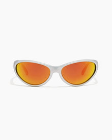 Ritual Morphine Sunglasses in Matte Chrome/Orange Reflective Polarised