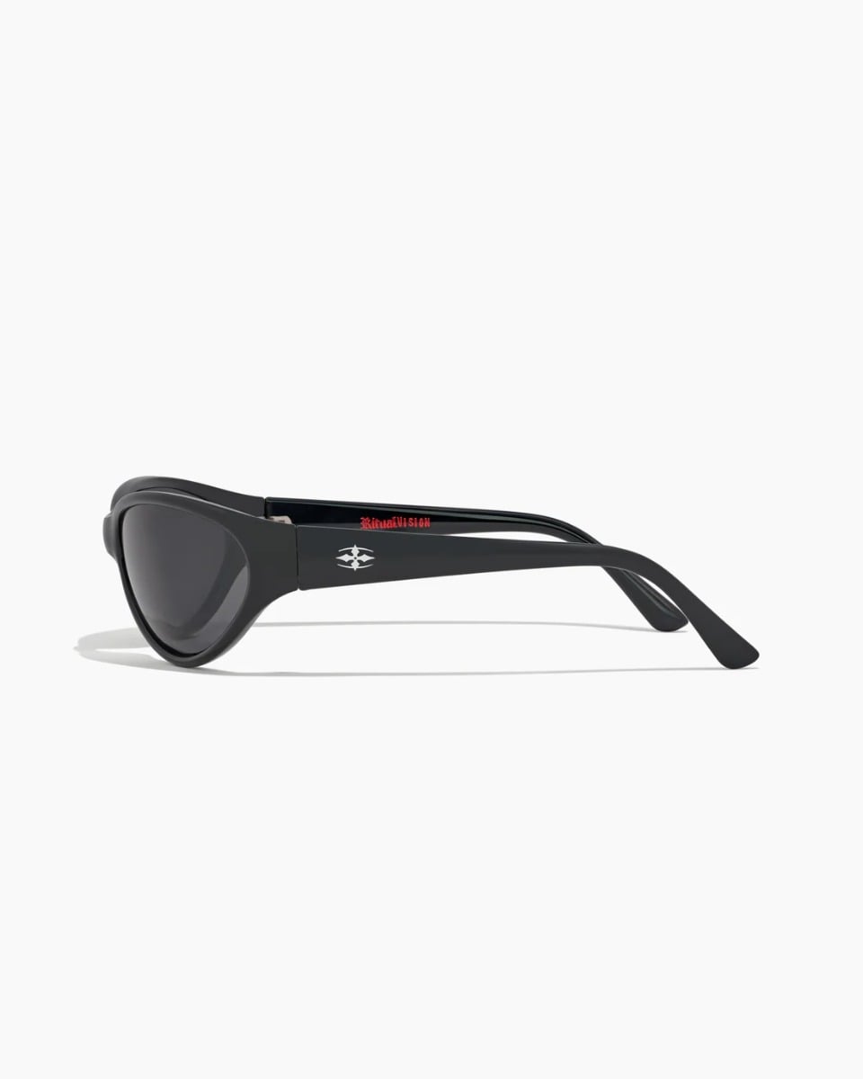 Ritual Vision Morphine Sunglasses - Polished Black / Black Polarised