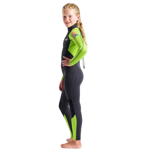 C Skins Element 3/2mm Kids Wetsuit 2026 - Anthracite / Lime