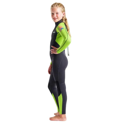 C Skins Element 3/2mm Kids Wetsuit 2026 - Anthracite / Lime