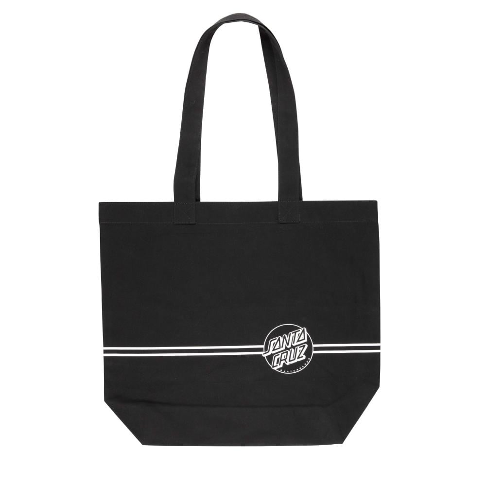 Santa Cruz Opus Dot Stripe Tote Bag in Black