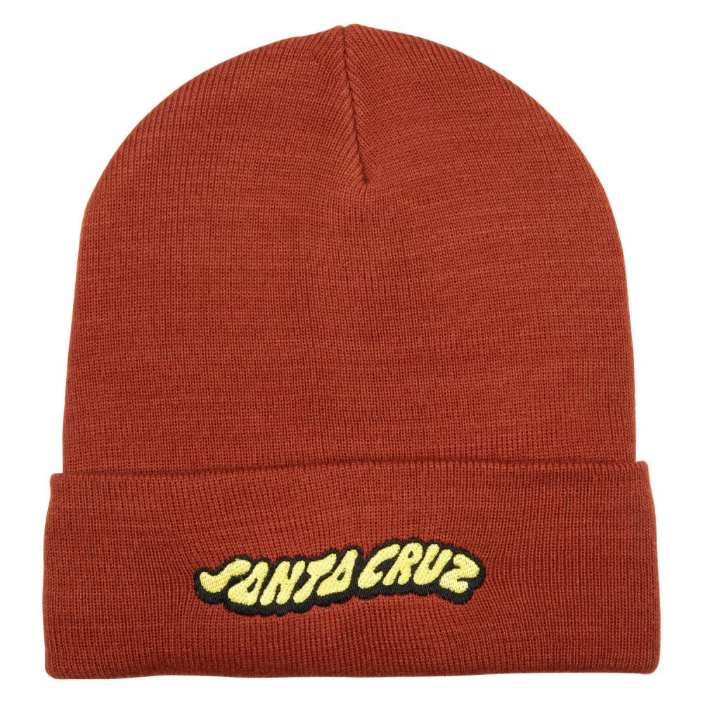 Santa Cruz Comic Strip Beanie in Dark Rust
