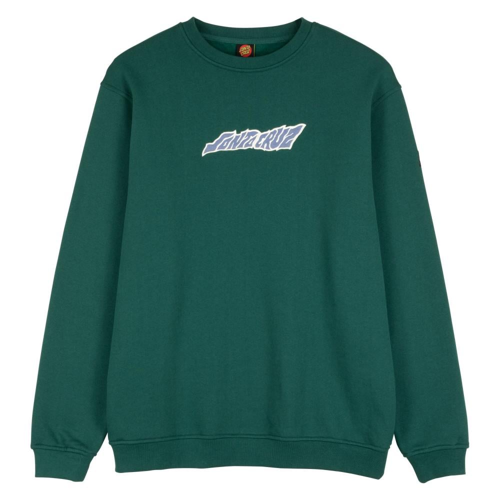 Santa Cruz Creep Crew Jumper in Rainforest