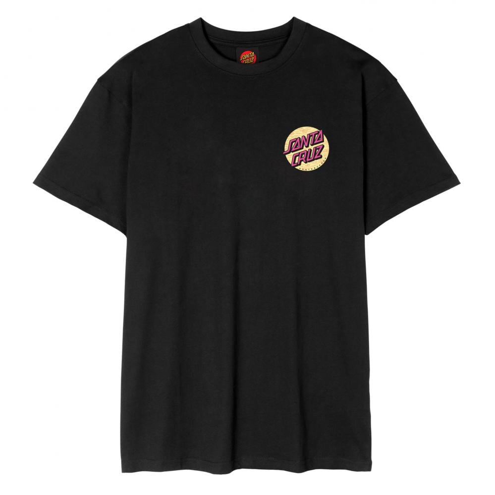 Santa Cruz Wagon Dot Chest T-Shirt - Black
