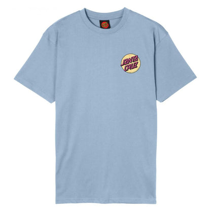 Santa Cruz Wagon Dot Chest T-Shirt - Fresh Blue