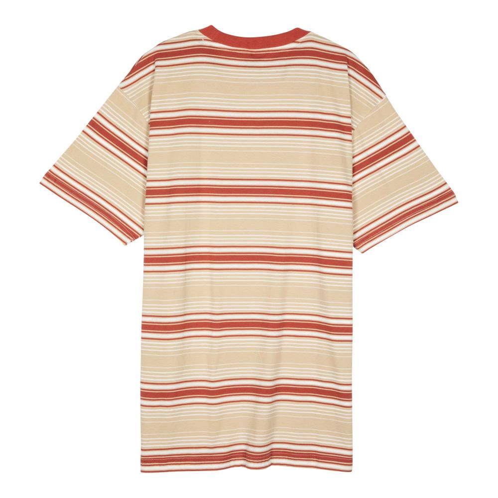 Santa Cruz Classic Strip Haze T-Shirt - Blond Wood Stripe