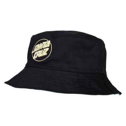 Santa Cruz Women's Partial Dot Reversible Bucket Hat - Black / Mint