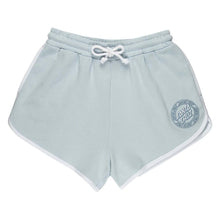 Santa Cruz Womens Check Outline Ringed Dot Shorts in Fresh Blue / White