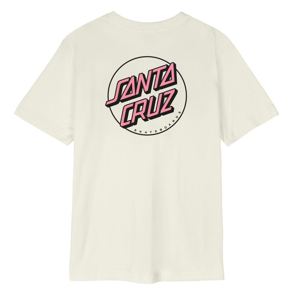 Santa Cruz Partial Dot Women's Tee - Off White