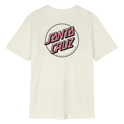 Santa Cruz Partial Dot Women's Tee - Off White