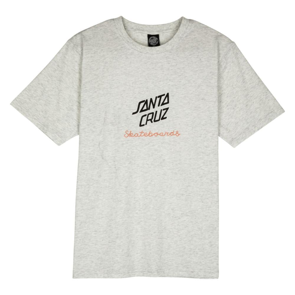 Santa Cruz Singular Script Center Womens T-Shirt - Athletic Heather