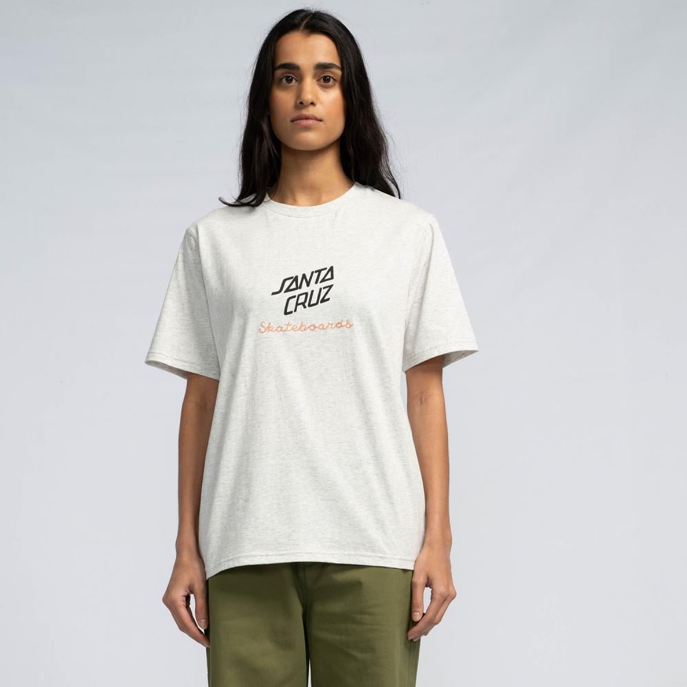 Santa Cruz Singular Script Center Women's T-Shirt - Athletic Heather