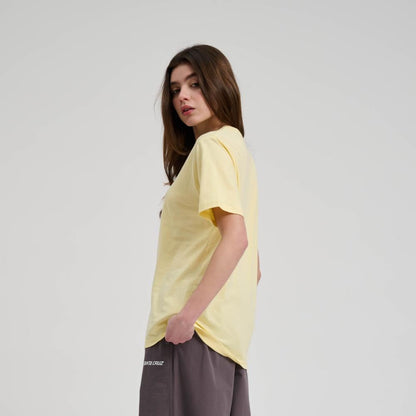 Santa Cruz Women's Delfino Flower Front T-Shirt - Butter