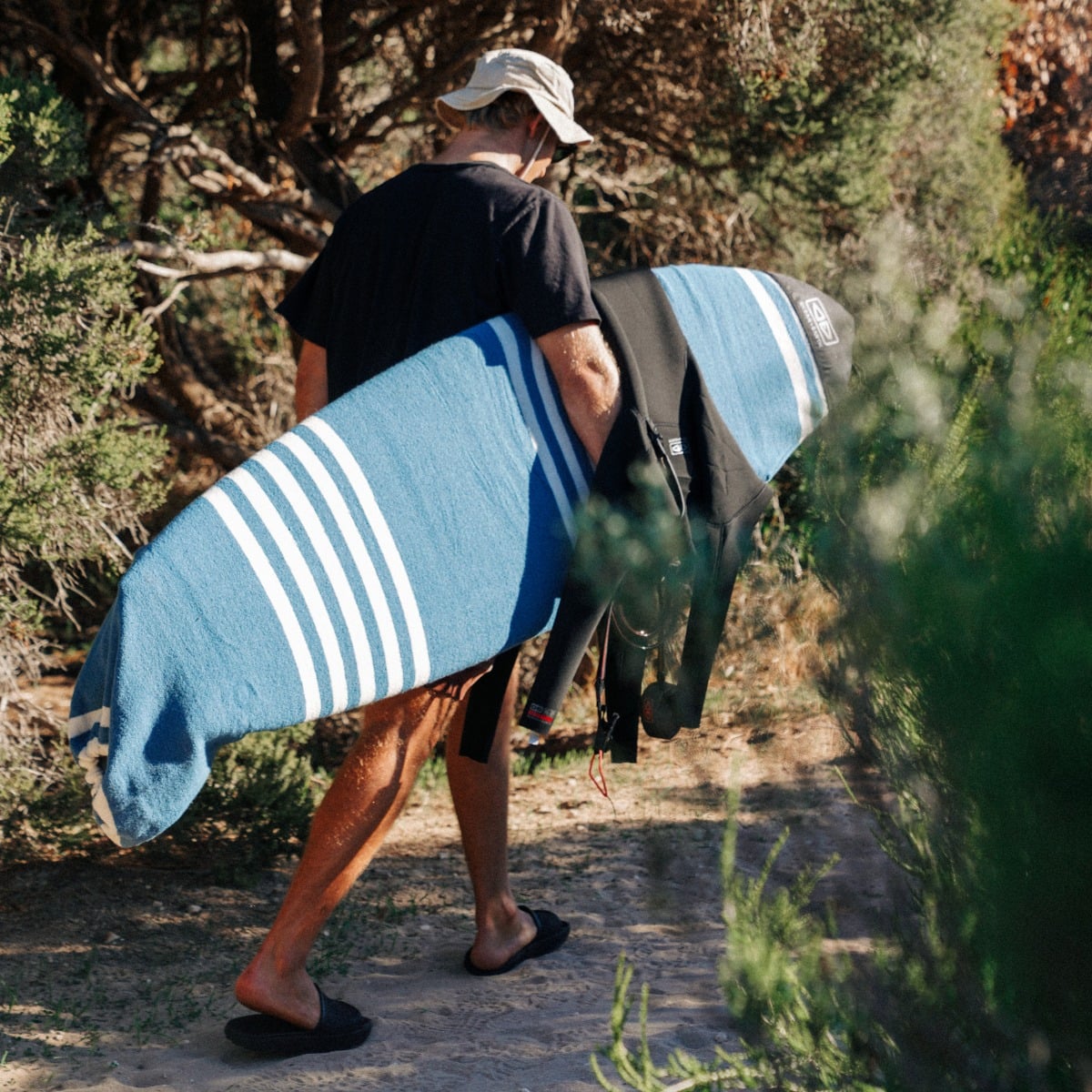 Ocean & Earth Fish Board Sox - Denim