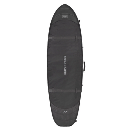Ocean & Earth Hypa 10mm Fish / Short Wheeled 4 Board Bag - Black
