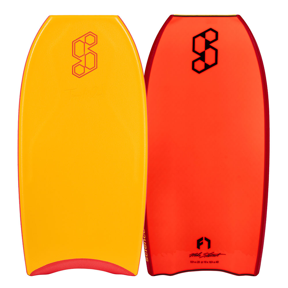 Science Tanner LTD Bodyboard - Tangerine - Full View