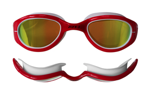 ZONE3 Attack Swim Goggles Polarised  Red / White