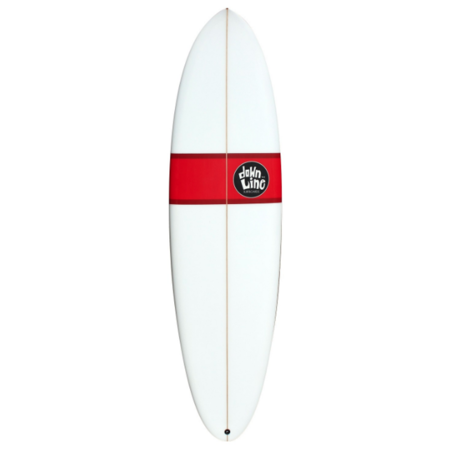Down The Line Surf Co Funboard Surfboard - Red
