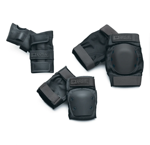 Impala Adult Protective Set - Black - Full View