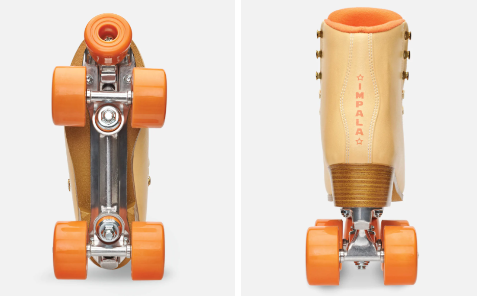 Impala Quad Womens Roller Skates - Mimosa - Back View