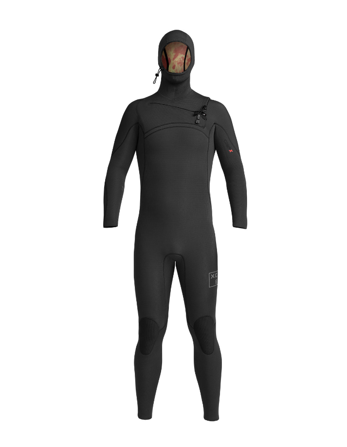 Xcel Comp X 4.5/3.5mm Chest Zip Hooded Wetsuit - Black