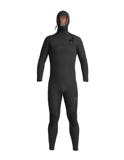 Xcel Comp X 4.5/3.5mm Chest Zip Hooded Wetsuit - Black