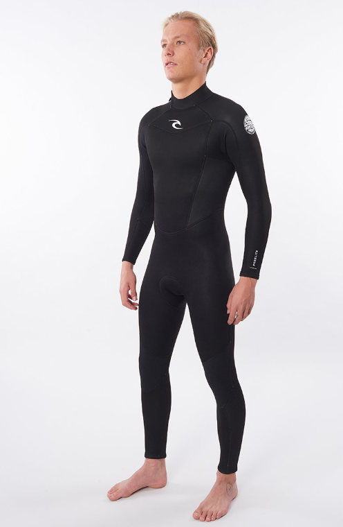 Rip Curl Freelite 5/3mm Mens Back Zip Wetsuit  - Black