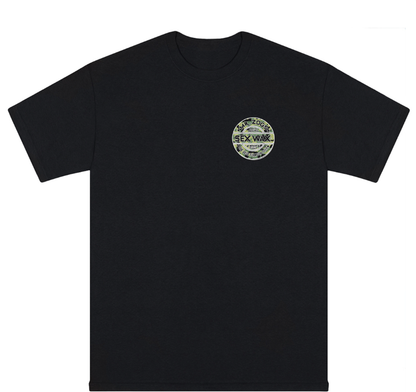 Sexwax Camo Mens T-Shirt - Black