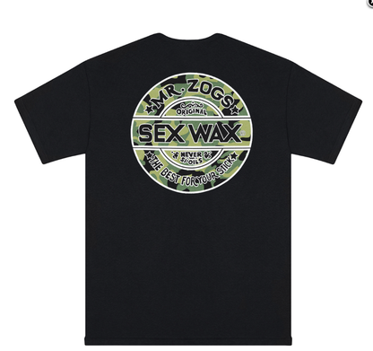 Sexwax Camo Mens T-Shirt - Black