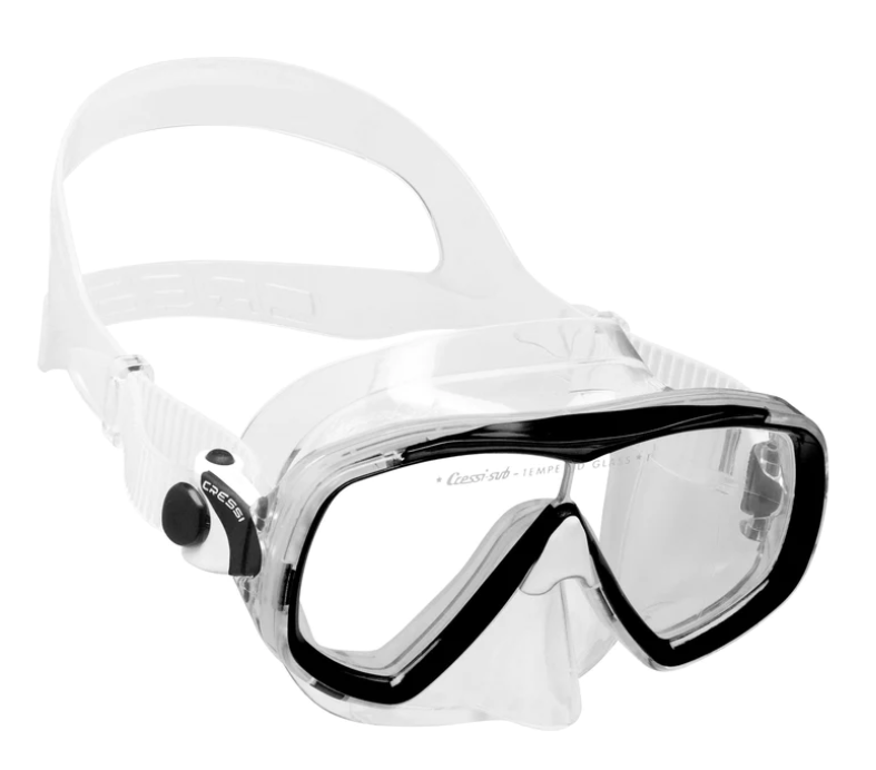 Cressi Estrella Dive Mask - Clear/Black