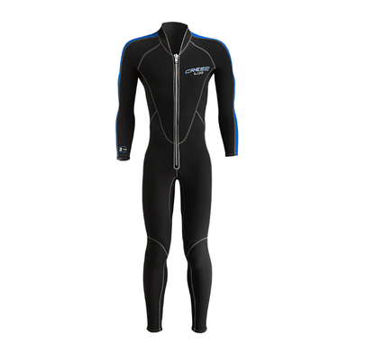 Cressi Lido 2mm Mens Wetsuit - Black/Blue