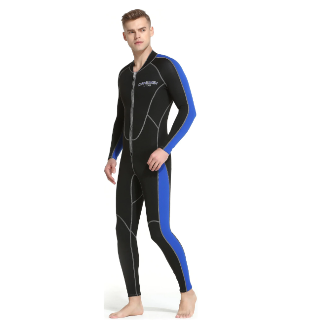 Cressi Lido 2mm Mens Wetsuit - Black/Blue
