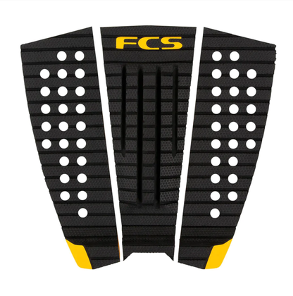FCS Julian Tread Lite Tail Pad - Charcoal/Mango
