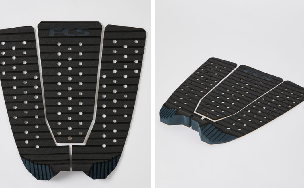 FCS Kolohe Tread-Lite Tail Pad - Black/Dusky Blue