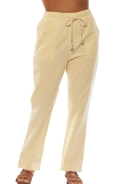 Sisstrevolution Beachwood Womens Pants - White Sand