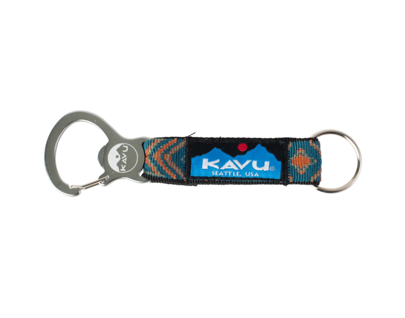 Kavu Crackitopen Bottle Opener - Teal Geo