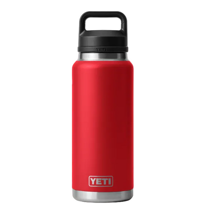 Yeti Rambler 36oz Bottle With Chug Cap - Rescue Red